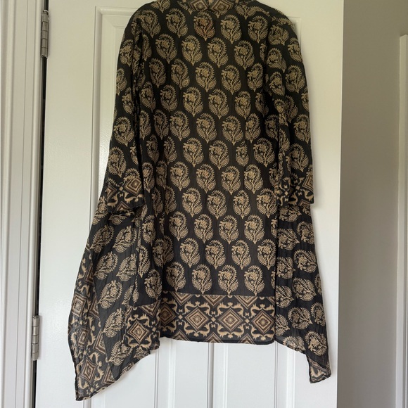 Bell Brown Printed Cover-Up - Picture 5 of 5